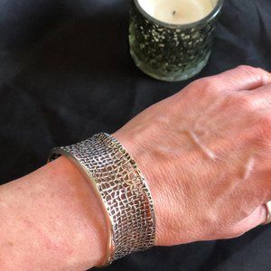 B1625 Silpada Oxidized Cuff Bracelet